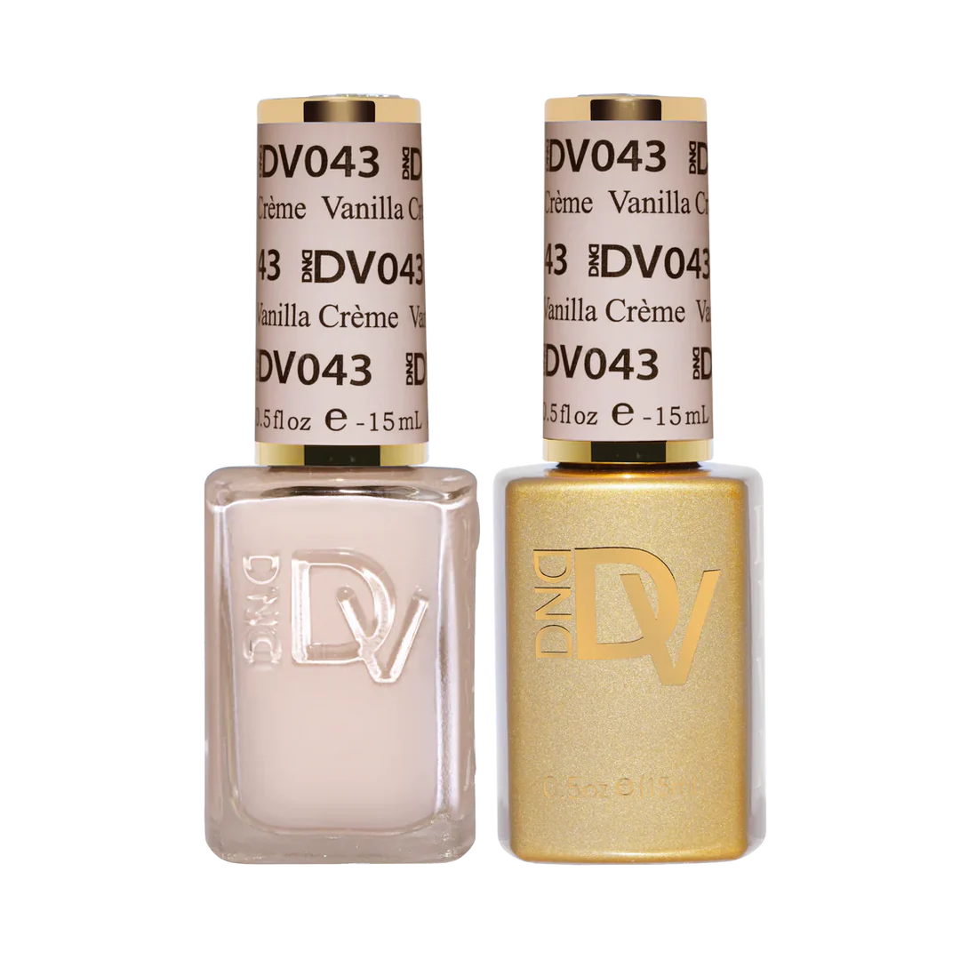 #043 - Esmalte en gel DND Diva UV/LED Soak Off - Crema vainilla