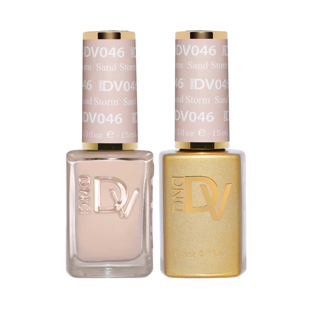 #046 - Esmalte en gel DND Diva UV/LED Soak Off - Tormenta de arena