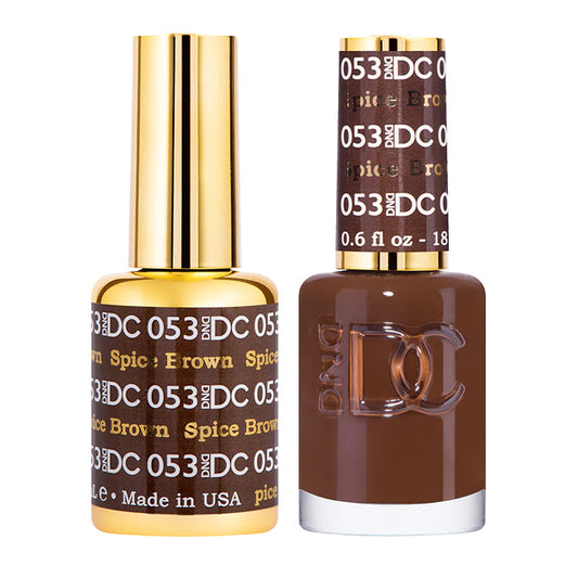 #053 - DND DC Gel UV/LED Soak Off - Marrón Especiado