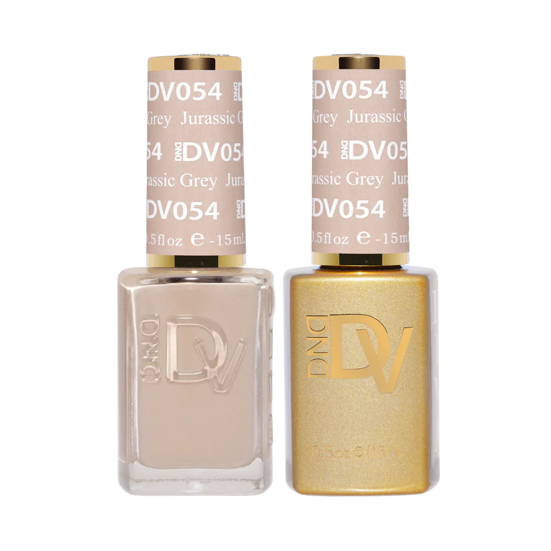 #054 - Esmalte en gel DND Diva UV/LED Soak Off - Gris jurásico