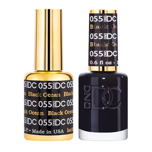 #055 - DND DC Gel UV/LED Soak Off - Océano Negro