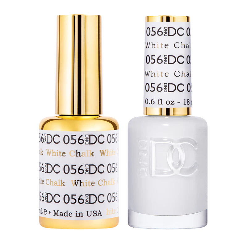 #056 - DND DC Gel UV/LED Soak Off - White Chalk
