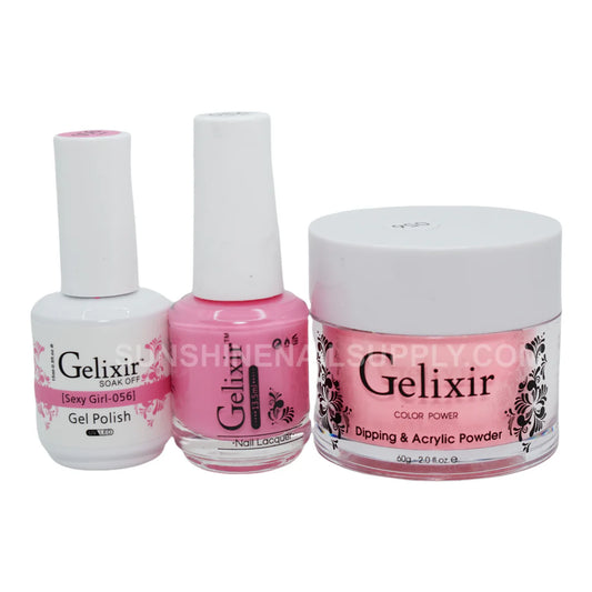 #056 - Esmalte en gel UV/LED Soak Off de Gelixir - Sexy Girl 3 en 1