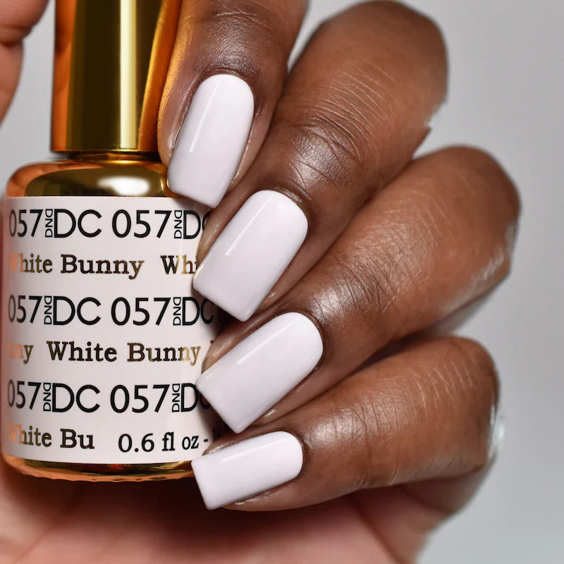 #057 - Esmalte de gel DND DC UV/LED Soak Off - Conejito blanco