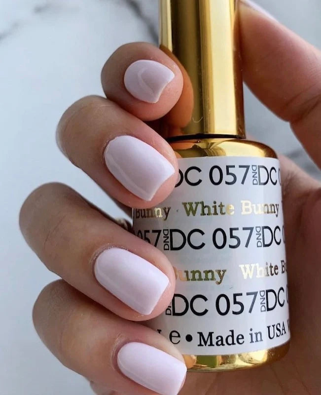 #057 - Esmalte de gel DND DC UV/LED Soak Off - Conejito blanco