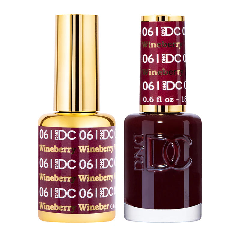 #061 - DND DC Gel UV/LED Soak Off - Wineberry