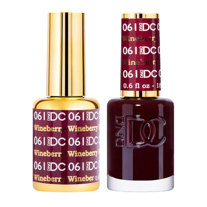#061 - DND DC Gel UV/LED Soak Off - Wineberry