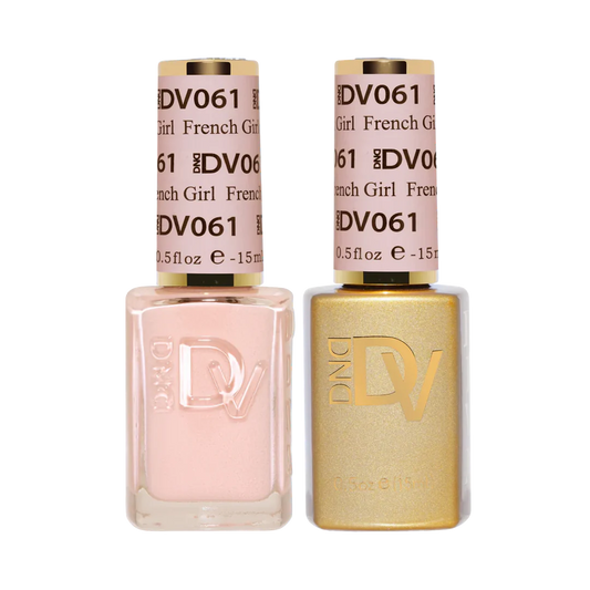 #061 - Esmalte en gel DND Diva UV/LED Soak Off - Chica francesa