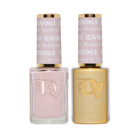 #063 - Esmalte en gel DND Diva UV/LED Soak Off - Galletas de mantequilla