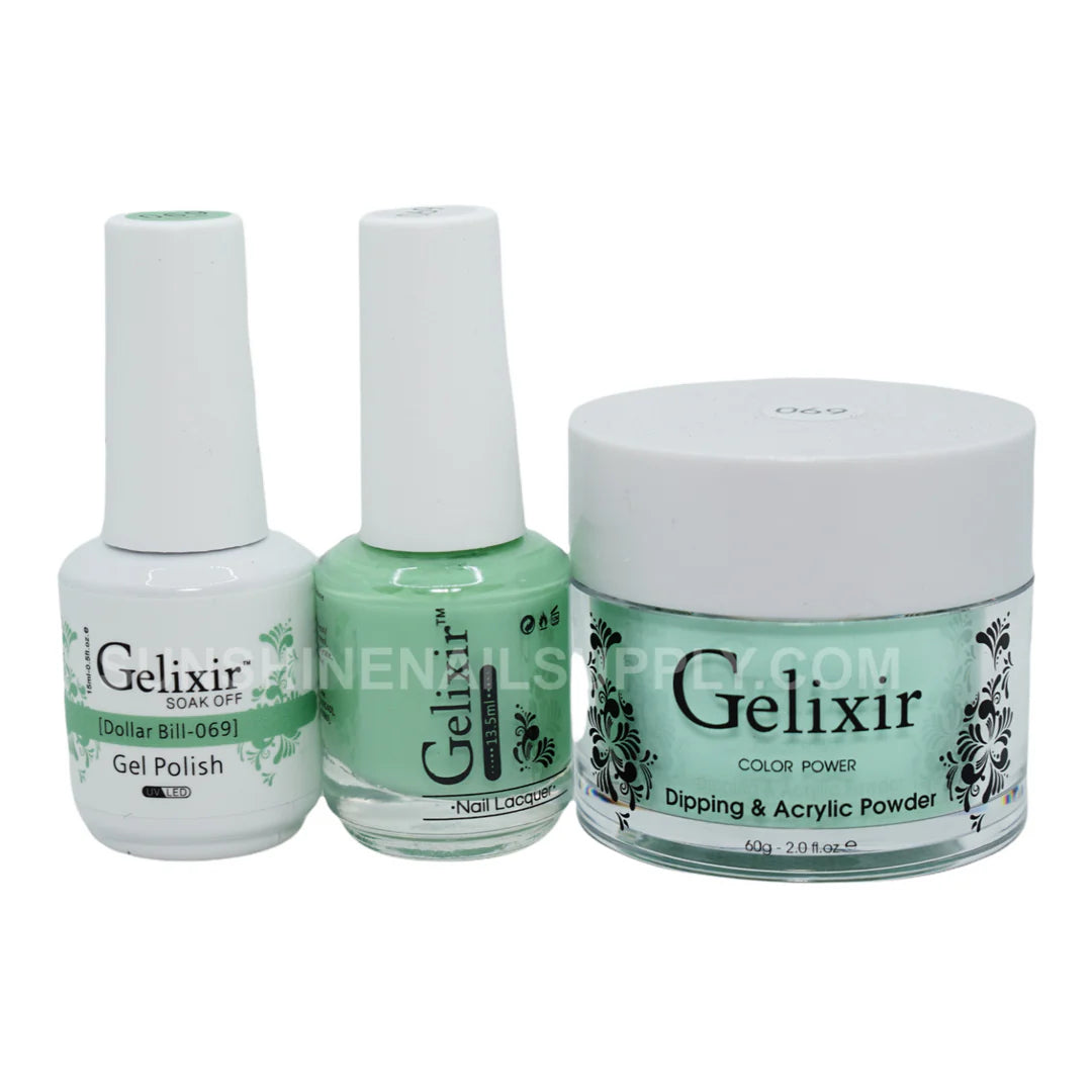 #069 - Esmalte en gel UV/LED Soak Off de Gelixir - Billete de dólar