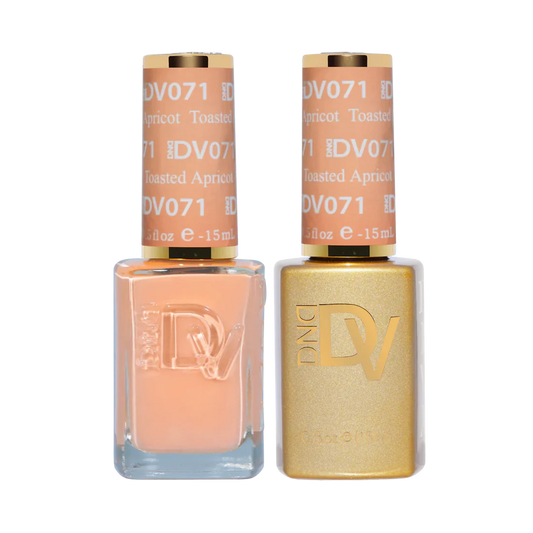 #071 - Esmalte en gel DND Diva UV/LED Soak Off - Albaricoque tostado