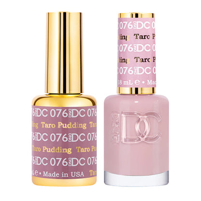 #076 - DND DC Gel UV/LED Soak Off -  Pudín de taro
