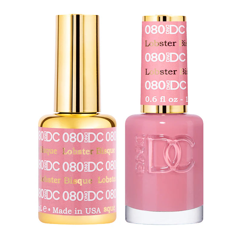 #080 - DND DC Gel UV/LED Soak Off - Bisque de langosta