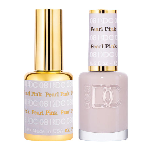 #081 - DND DC Gel UV/LED Soak Off - Rosa Perla