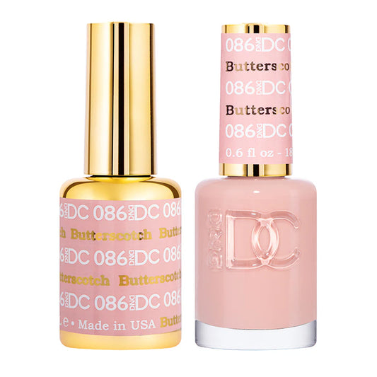 #086 - DND DC Gel UV/LED Soak Off - Caramelo