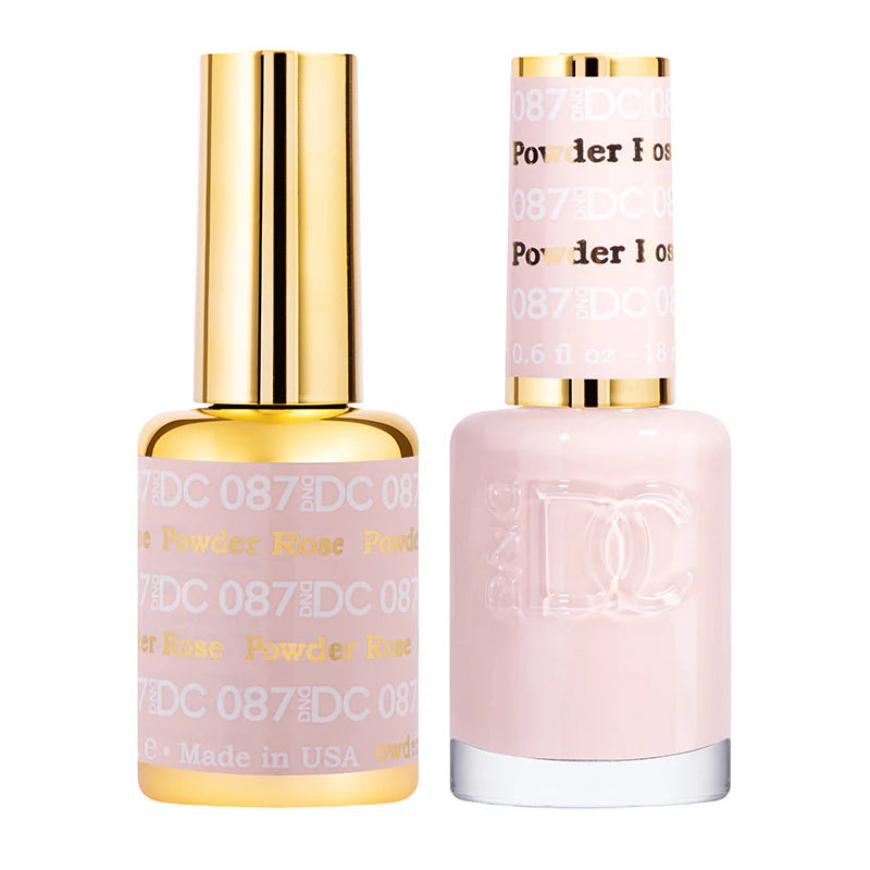 #087 - DND DC Gel UV/LED Soak Off - Rose Powder