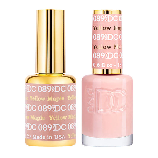 #089 - DND DC Gel UV/LED Soak Off - Arce amarillo