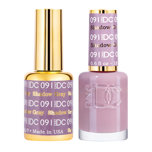 #091 - DND DC Gel UV/LED Soak Off - Gris Sombra