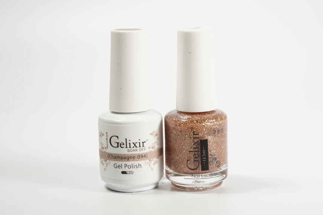 #094 - Esmalte en gel UV/LED Soak Off de Gelixir - Champán 3 en 1