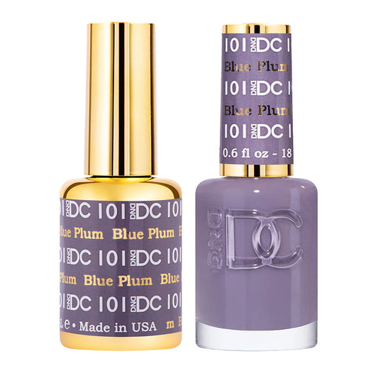 #101 - DND DC Gel UV/LED Soak Off - Ciruela azul