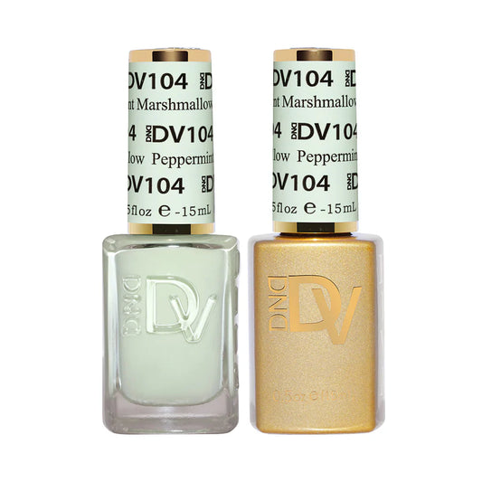 #104 - Esmalte en gel DND Diva UV/LED Soak Off - Malvavisco y menta