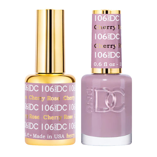 #106 - DND DC Gel UV/LED Soak Off - Rosa cereza