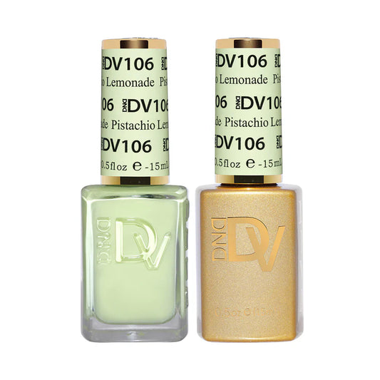 #106 - Esmalte en gel DND Diva UV/LED Soak Off - Limonada pistacho