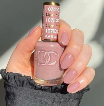 #107 - DND DC Gel UV/LED Soak Off - Albaricoque claro