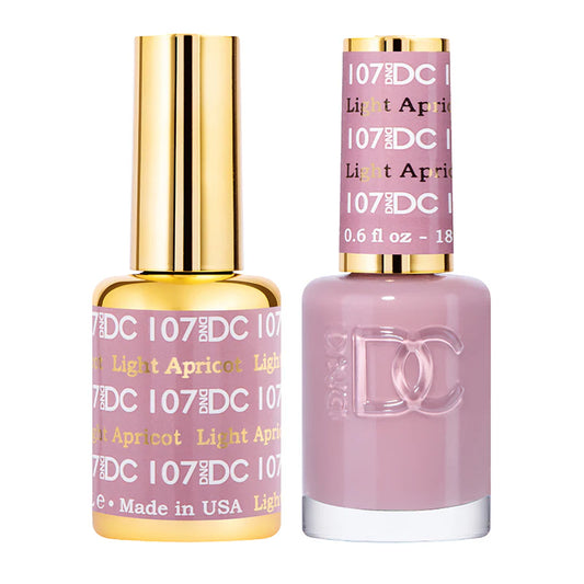 #107 - DND DC Gel UV/LED Soak Off - Albaricoque claro