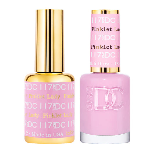 #117 - DND DC Gel UV/LED Soak Off - Pinklet Lady
