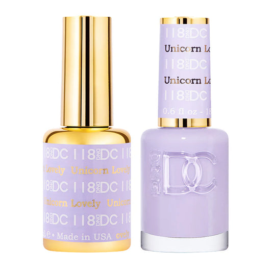 #118 - DND DC Gel UV/LED Soak Off - Unicornio encantador