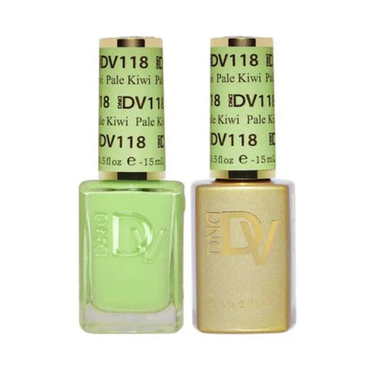 #118 - DND Diva Gel UV/LED Soak Off - Pale Kiwi
