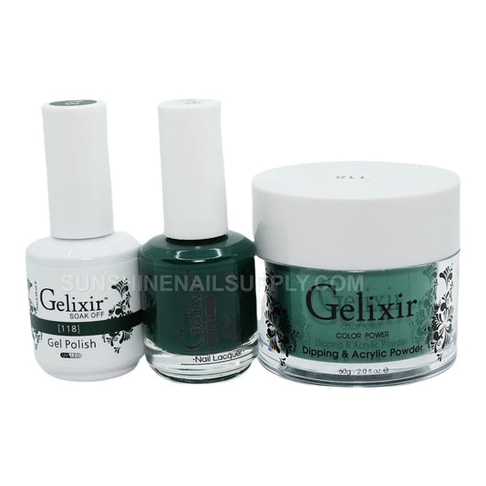 #118- Gelixir UV/LED Soak Off Matching Gel and Polish 3in1