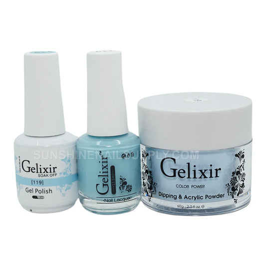 #119- Gelixir UV/LED Soak Off Matching Gel and Polish 3in1