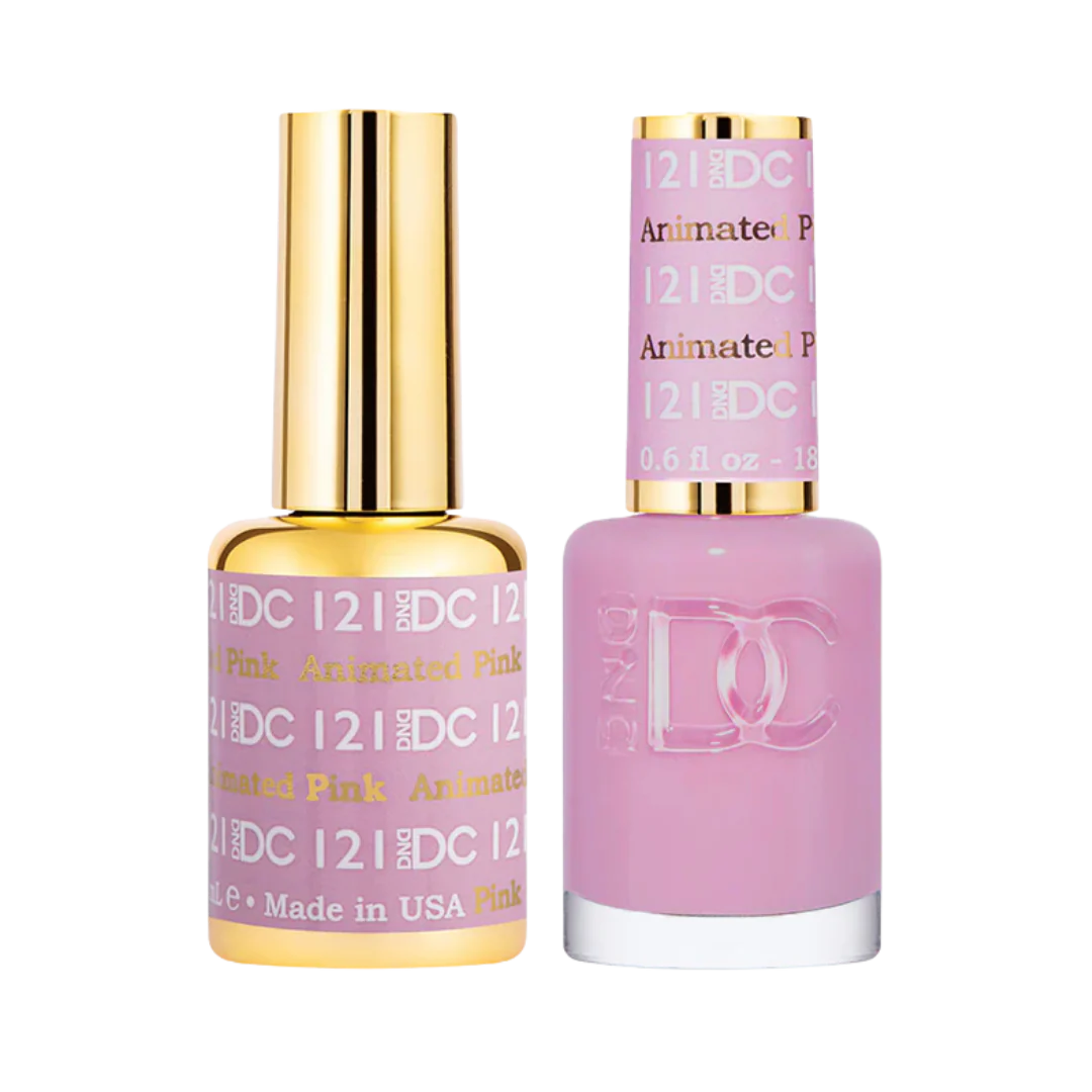 #121 - DND DC Gel UV/LED Soak Off - Rosa animado