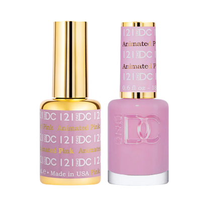 #121 - DND DC Gel UV/LED Soak Off - Rosa animado