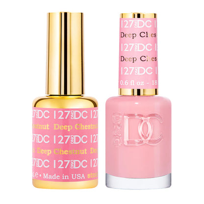 #127 - DND DC Gel UV/LED Soak Off - Castaño oscuro
