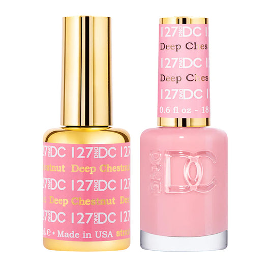 #127 - DND DC Gel UV/LED Soak Off - Castaño oscuro