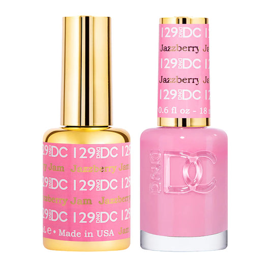 #129 - DND DC Gel UV/LED Soak Off - Jazzberry Jam