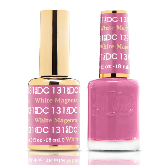 #131 - DND DC Gel UV/LED Soak Off - Blanco Magenta
