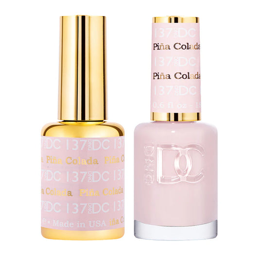 #137 - DND DC Gel UV/LED Soak Off - Piña Colada