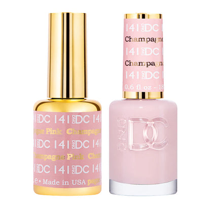 #141 - DND DC Gel UV/LED Soak Off - Champán rosado