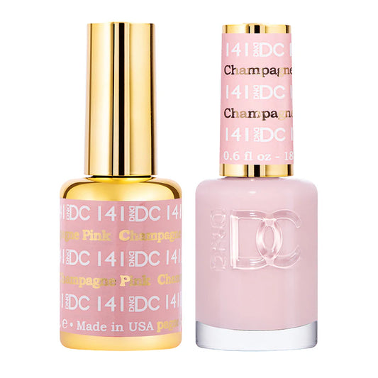 #141 - DND DC Gel UV/LED Soak Off - Champán rosado