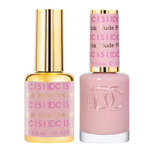 #151 - DND DC Gel UV/LED Soak Off - Rosa nude