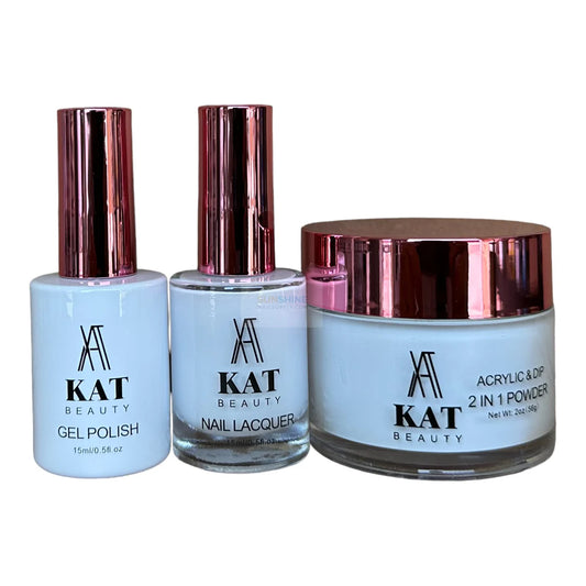 #156 - KAT UV/LED Soak Off Gel polish 3in1 - white color