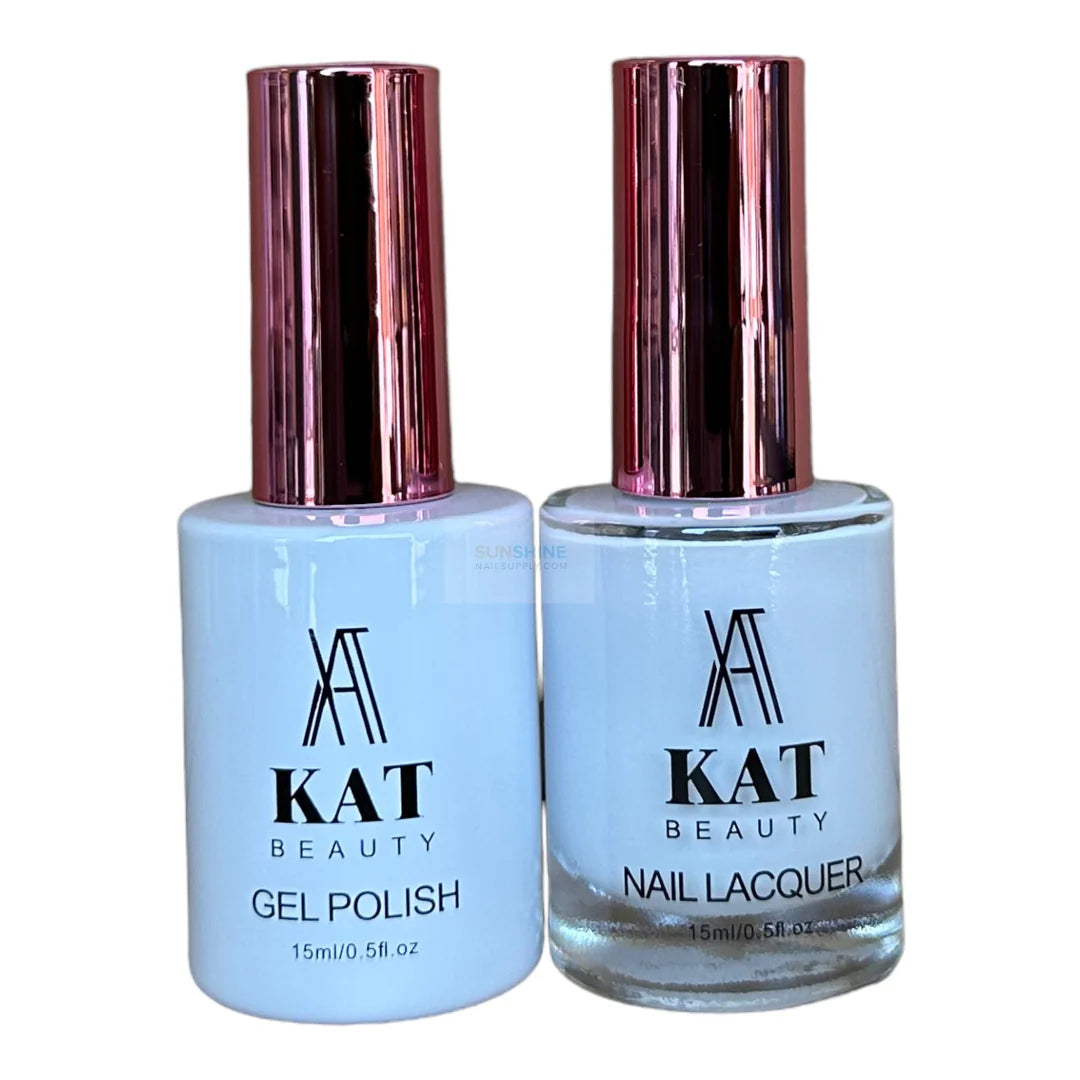 #156 - KAT UV/LED Soak Off Gel polish 3in1 - white color