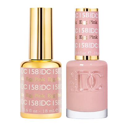 #158 - DND DC Gel UV/LED Soak Off - Egg Pink
