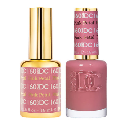 #160 - DND DC Gel UV/LED Soak Off - Pétalo rosa