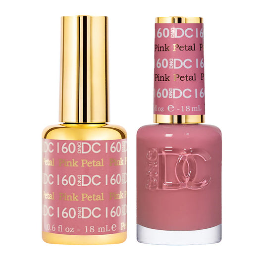 #160 - DND DC Gel UV/LED Soak Off - Pétalo rosa