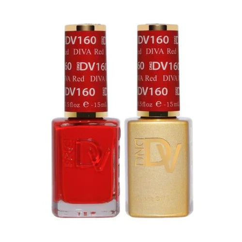 #160 - Esmalte en gel DND Diva UV/LED Soak Off - Rojo